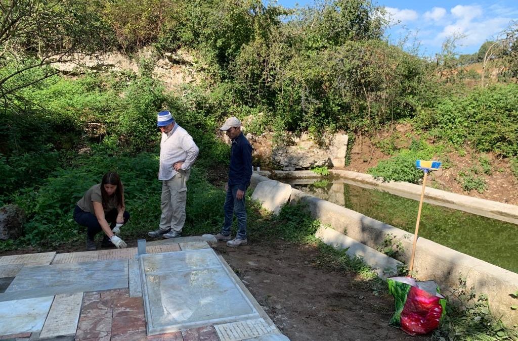 Chiara Camoni’s work in progress on “Between Land and Sky” (Rocca Massima, LT)